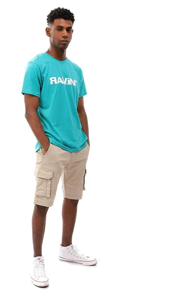 95298 Trendy Printed "Ravin" Cotton T-Shirt - Jungle