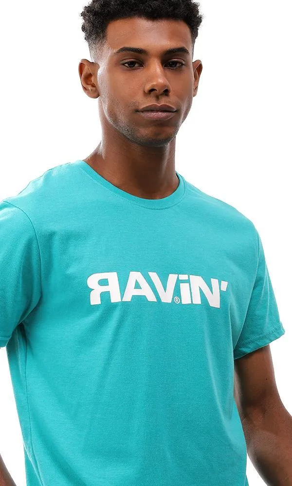 95298 Trendy Printed "Ravin" Cotton T-Shirt - Jungle