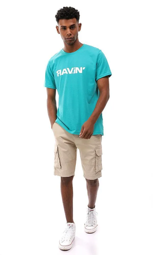 95298 Trendy Printed "Ravin" Cotton T-Shirt - Jungle