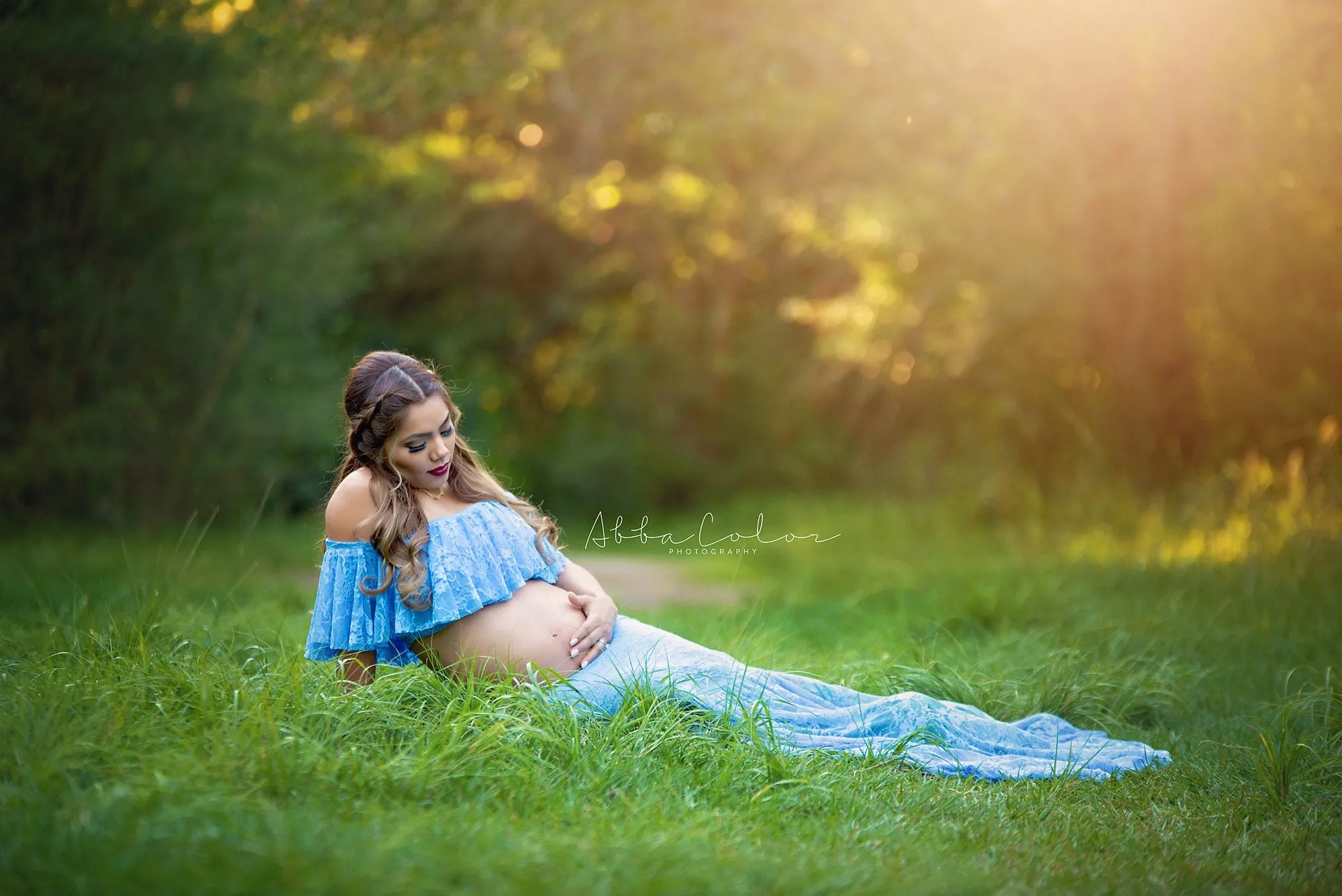 Allison Maternity Skirt • Fitted Maternity Skirt • Lace Mermaid Skirt •  Pregnancy Maxi Skirt • Maternity Skirt Dress • Pregnancy Skirt • by Sew Trendy