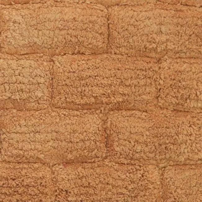 Apricot Tiled Cotton Bathmat