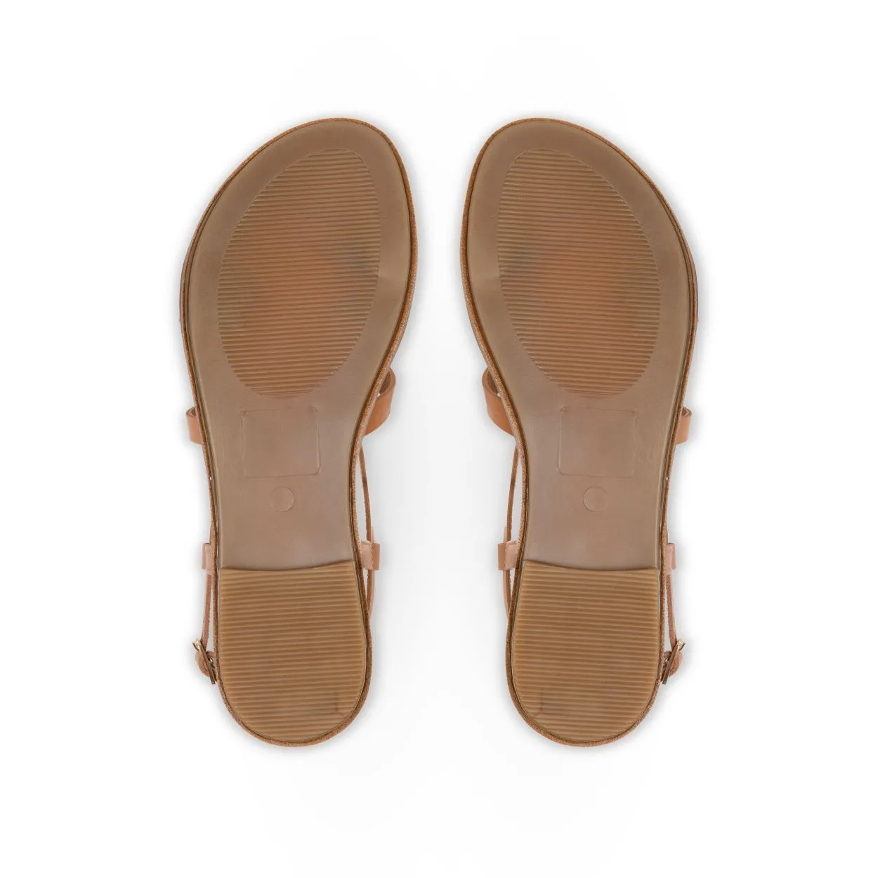 Athena: Tan Leather Strappy Sandals
