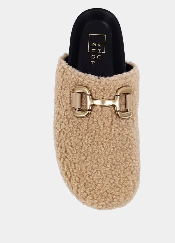 Azala Beige Clogs