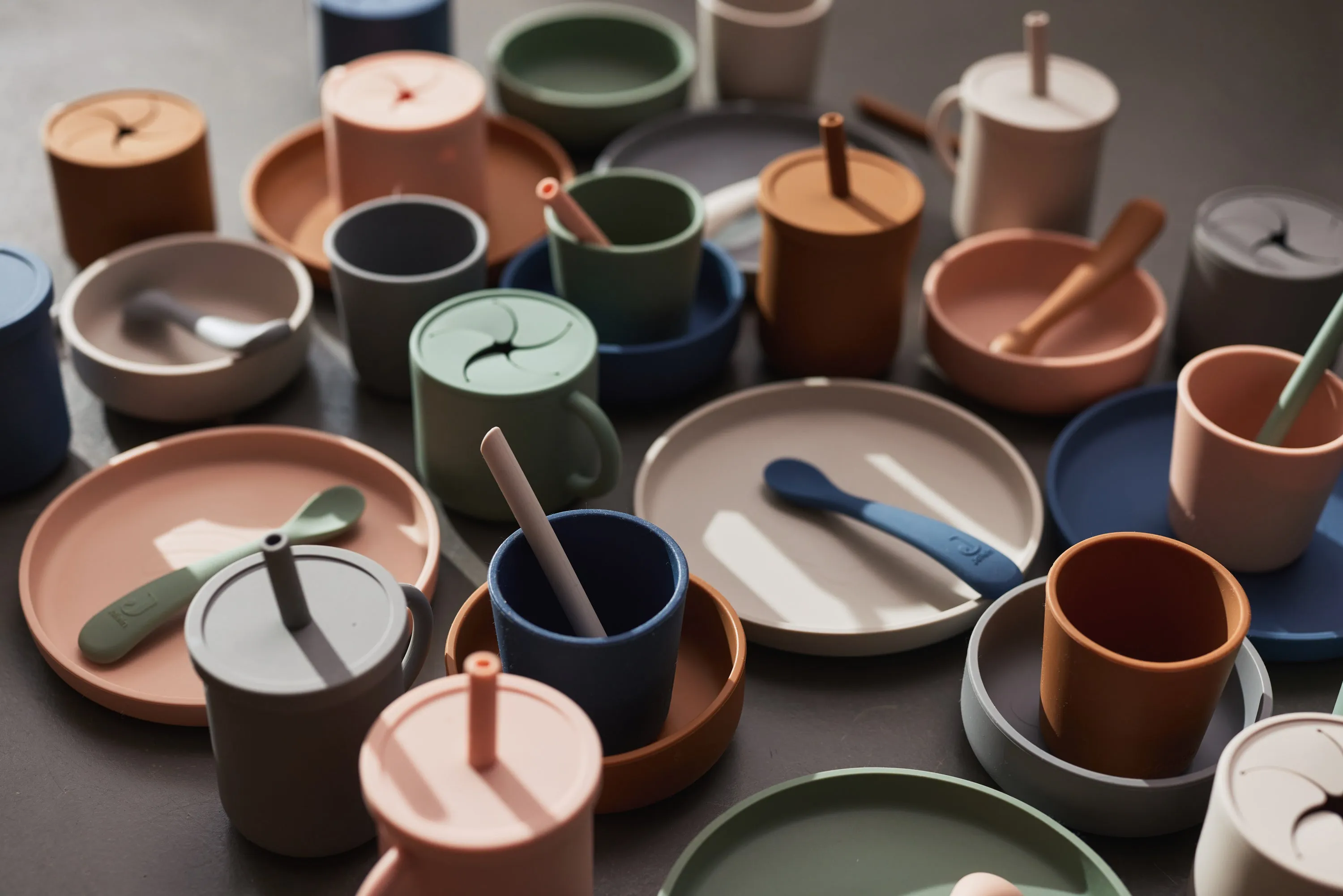 Beker Siliconen - Ash Green