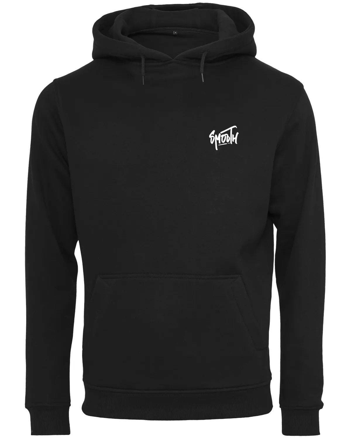Black Hoodie / Dainty White Front Back Men