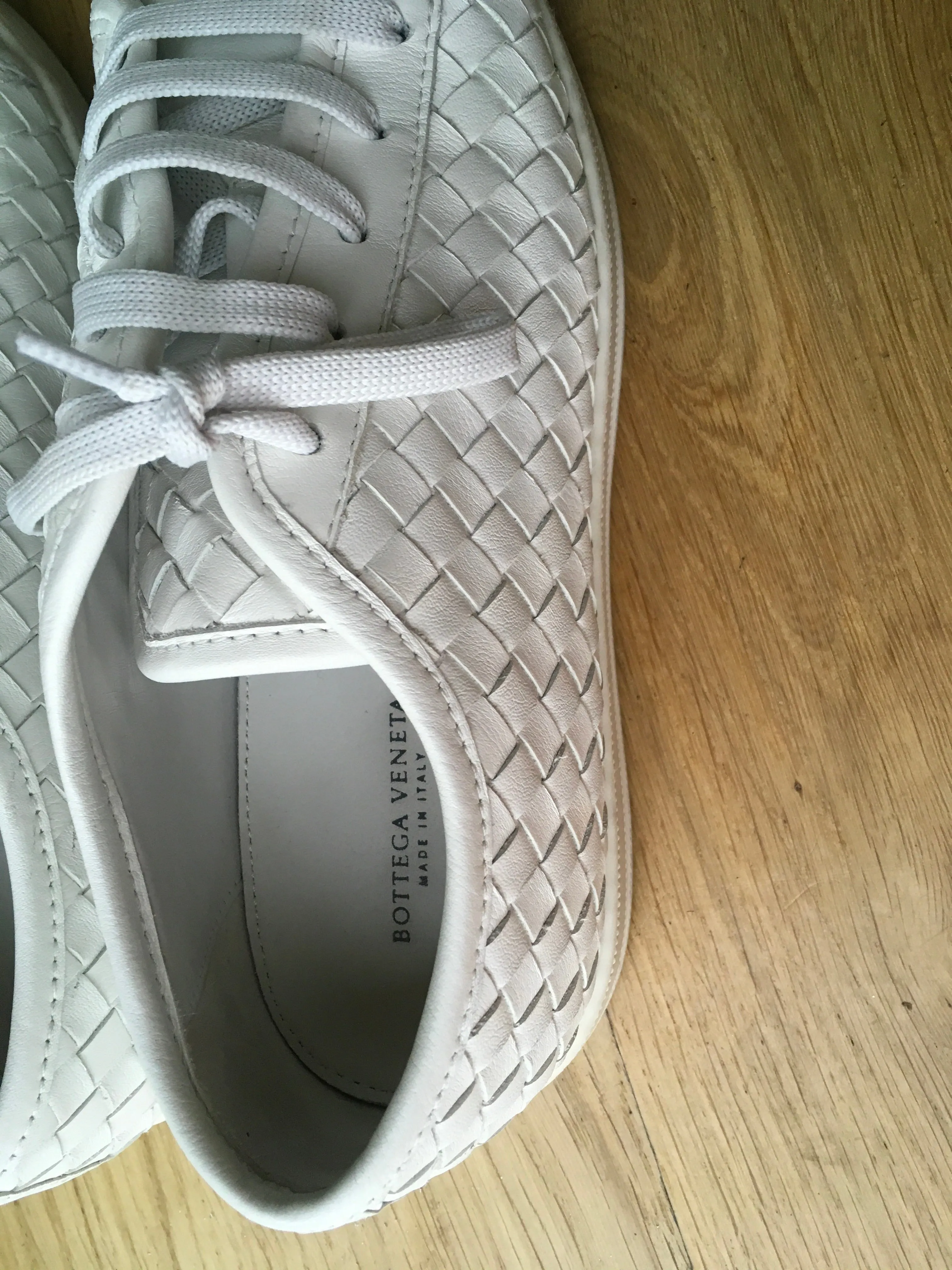 Bottega Veneta Intrecciato leather sneakers trainers Size 37 US 7 UK 4 €928 ladies