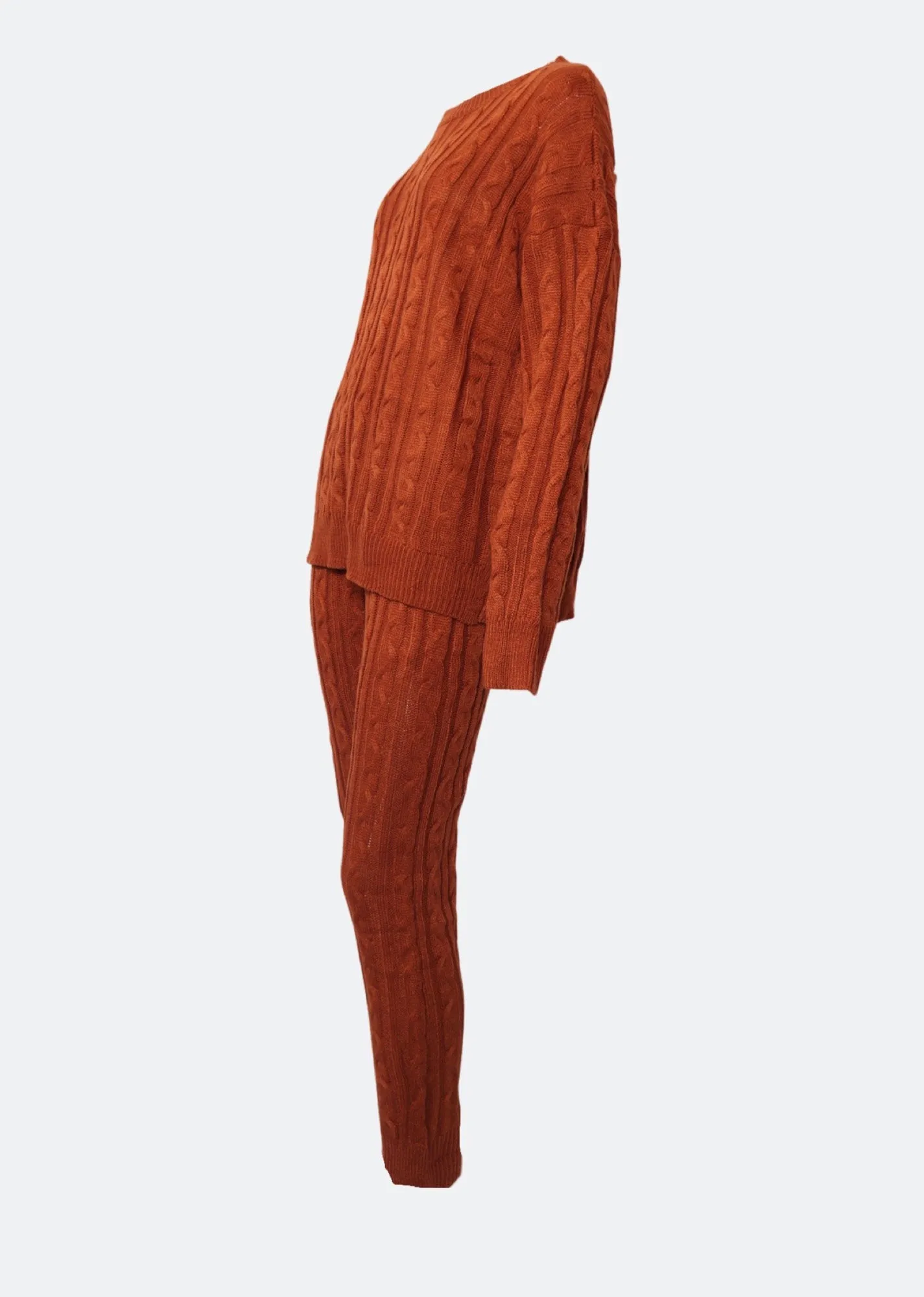 Cable Knit Two-Piece Set