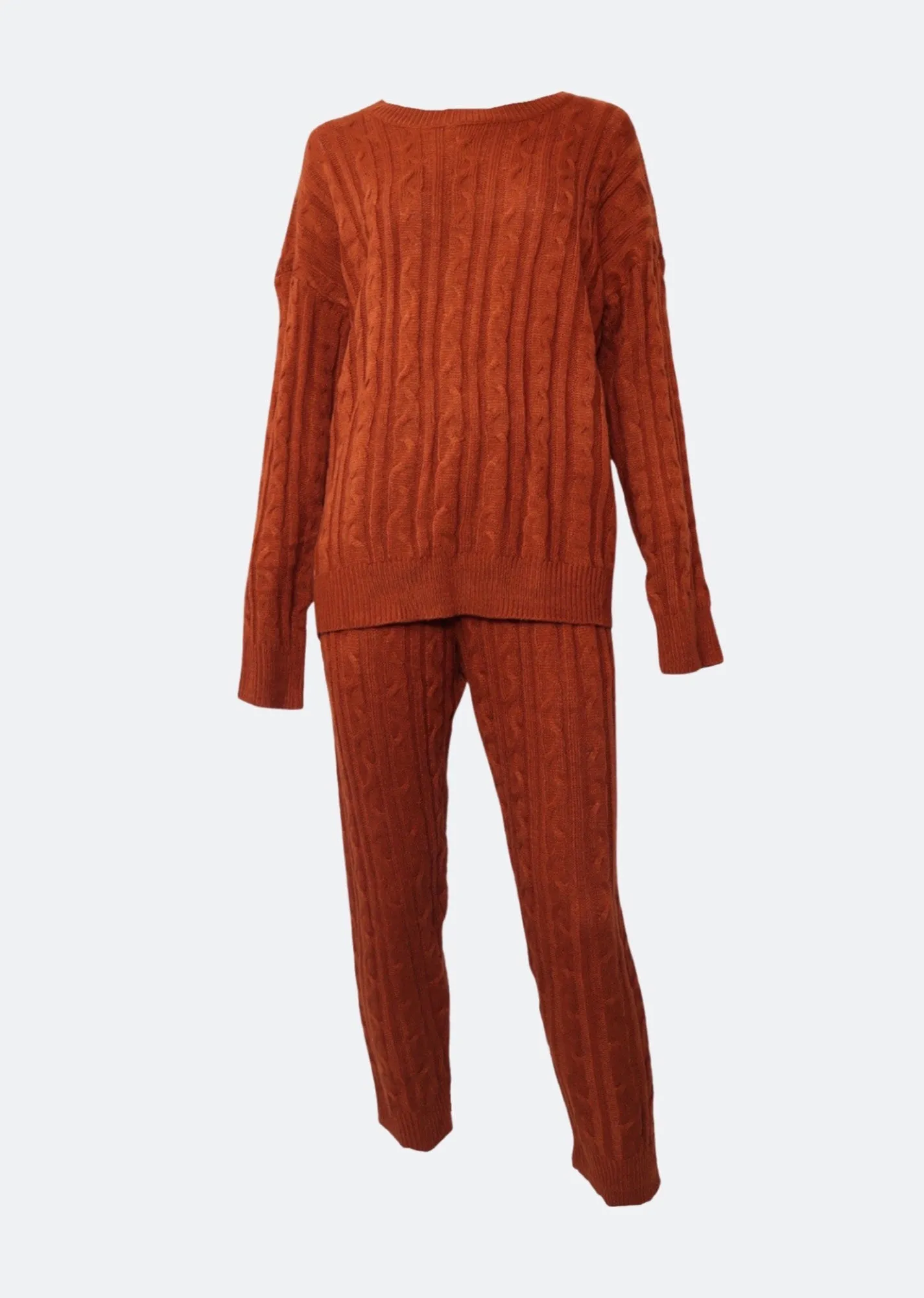 Cable Knit Two-Piece Set