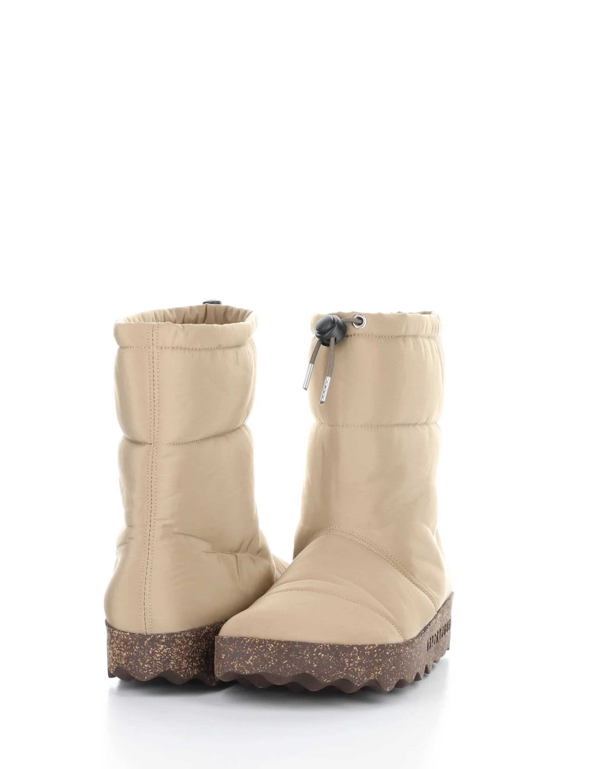 CALE142ASP 013 TAUPE Round Toe Boots