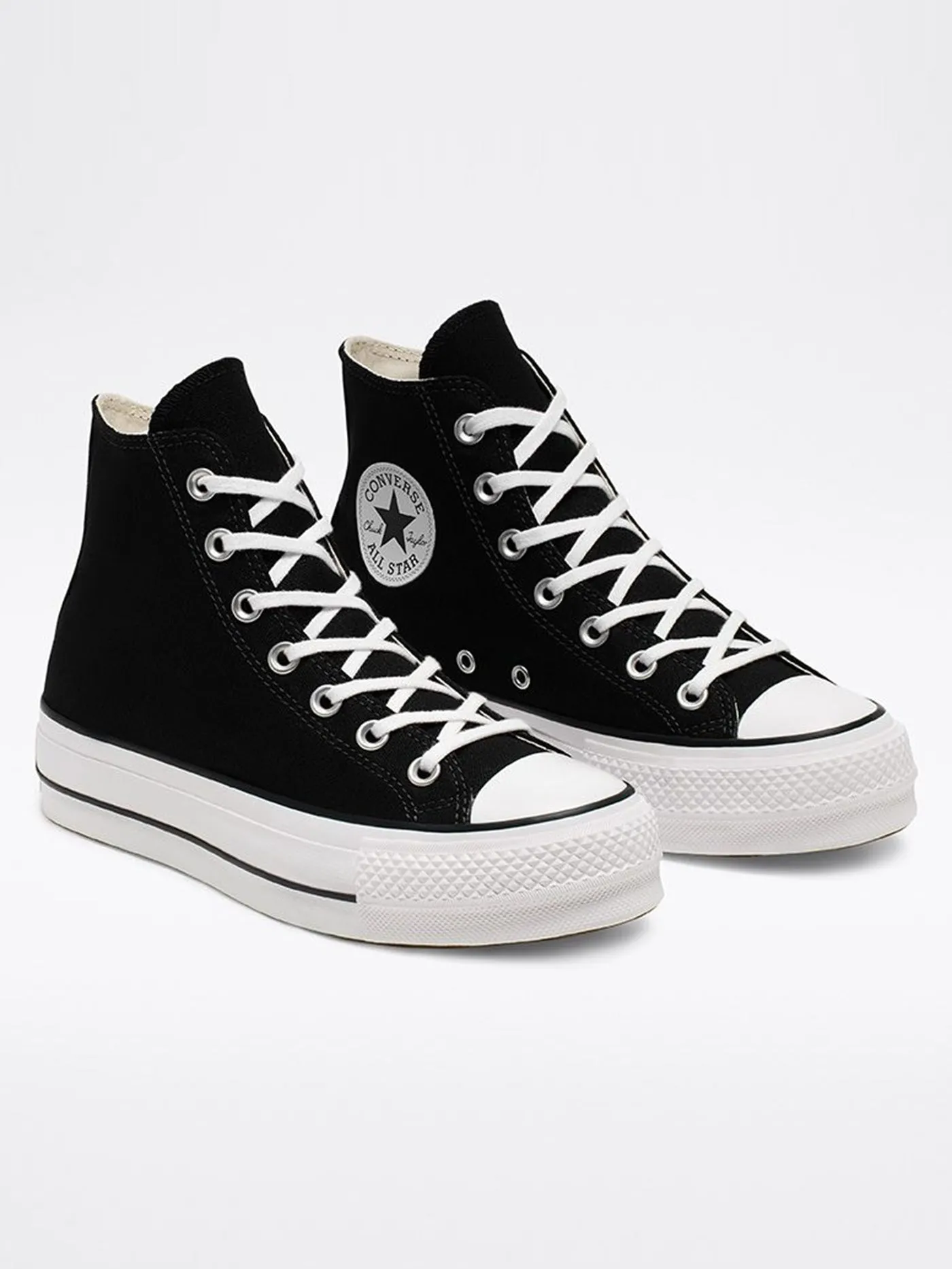 Chuck Taylor All Star Platform Hi Black/White/White Shoes
