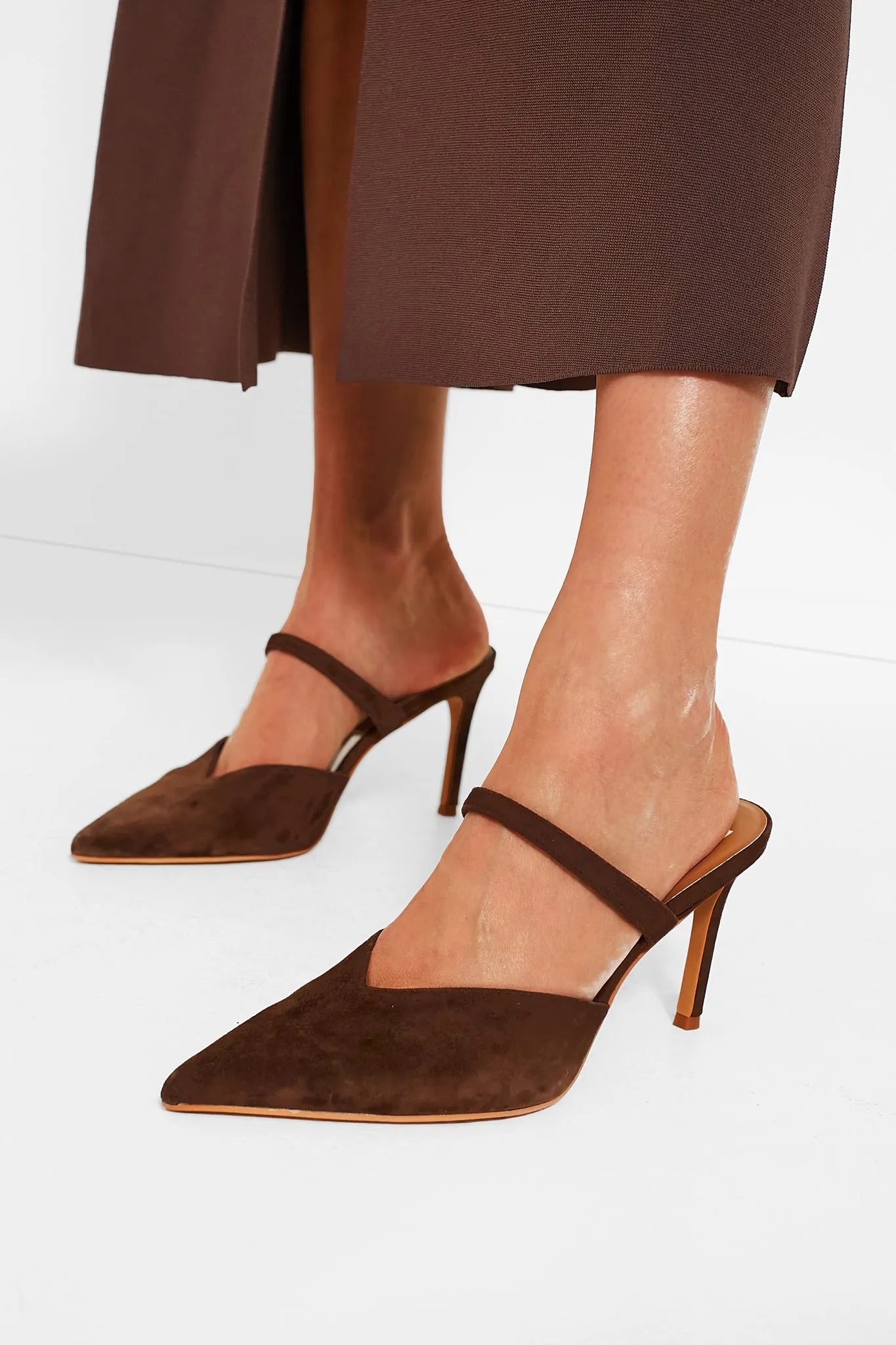 Dark Brown Kanika Heels