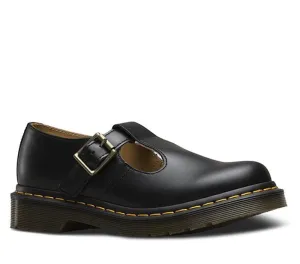 Dr Martens Polley T-Bar Black Smooth