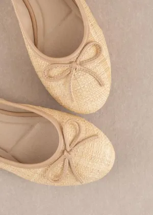 Erika Natural Weave Ballet Flat - FINAL SALE