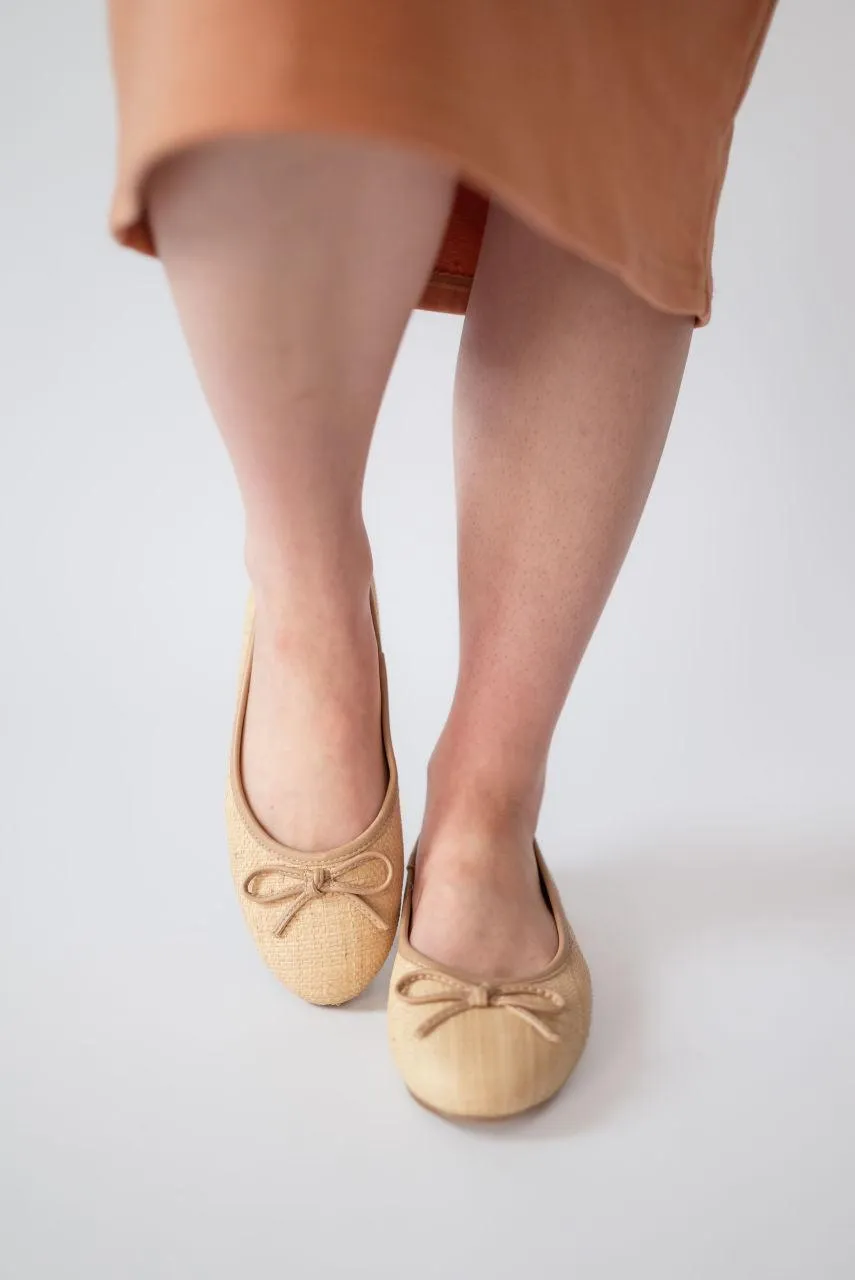 Erika Natural Weave Ballet Flat - FINAL SALE