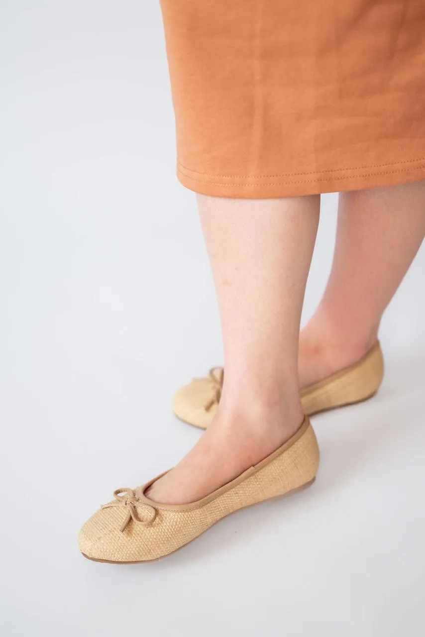 Erika Natural Weave Ballet Flat - FINAL SALE