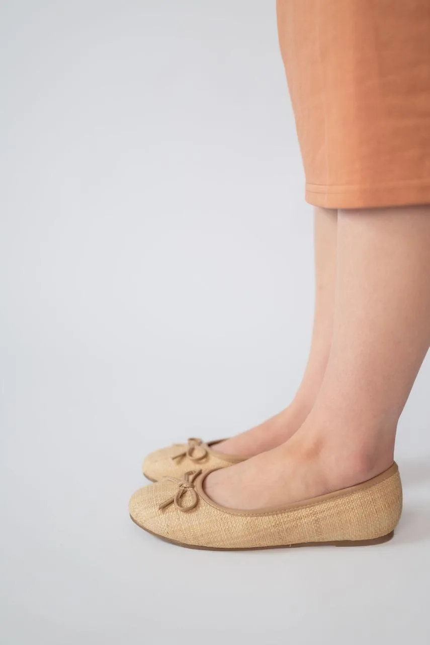 Erika Natural Weave Ballet Flat - FINAL SALE