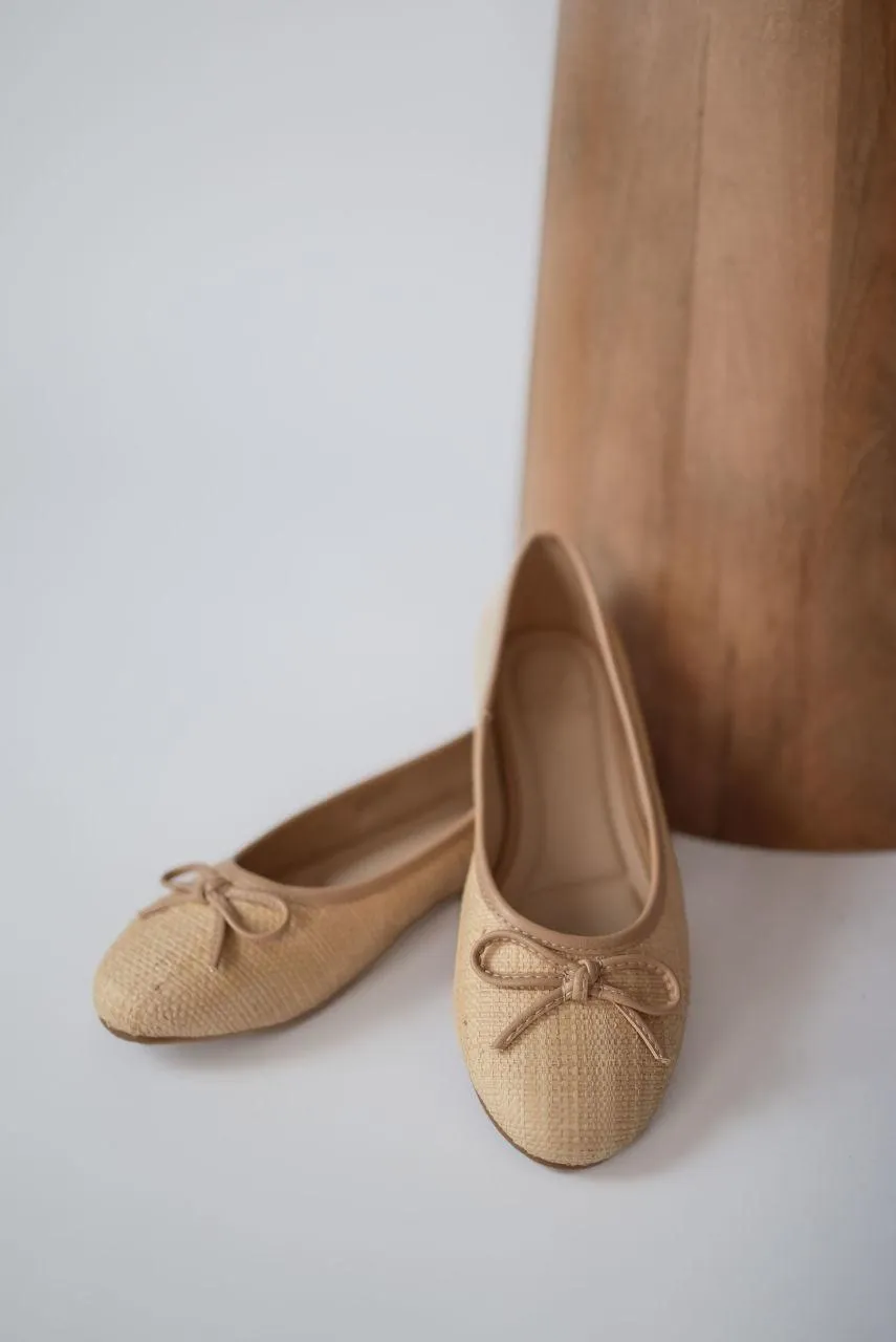 Erika Natural Weave Ballet Flat - FINAL SALE