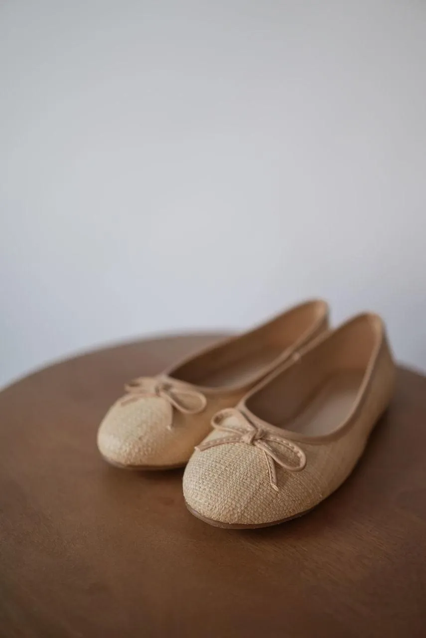 Erika Natural Weave Ballet Flat - FINAL SALE