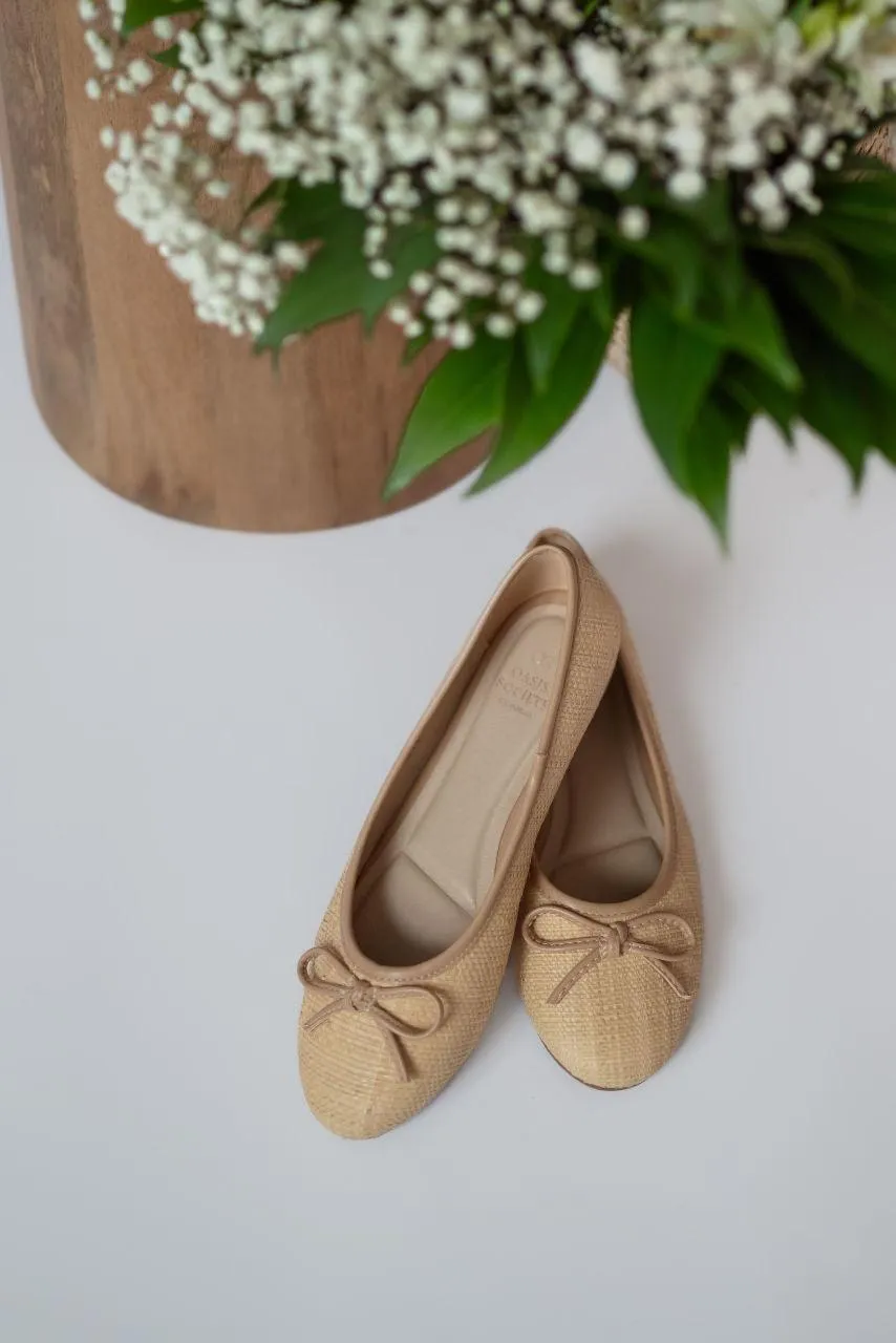 Erika Natural Weave Ballet Flat - FINAL SALE
