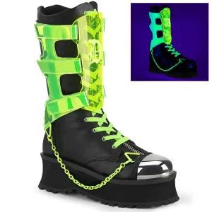 GRAVEDIGGER-255 Demoniacult Alternative Footwear Unisex Platforms