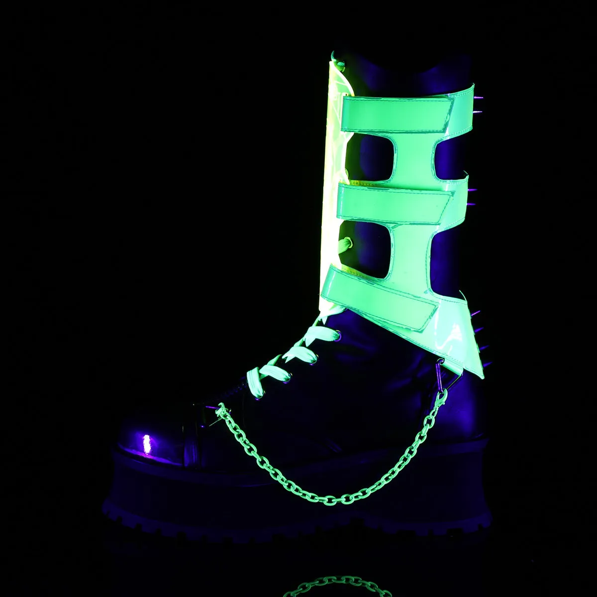 GRAVEDIGGER-255 Demoniacult Alternative Footwear Unisex Platforms