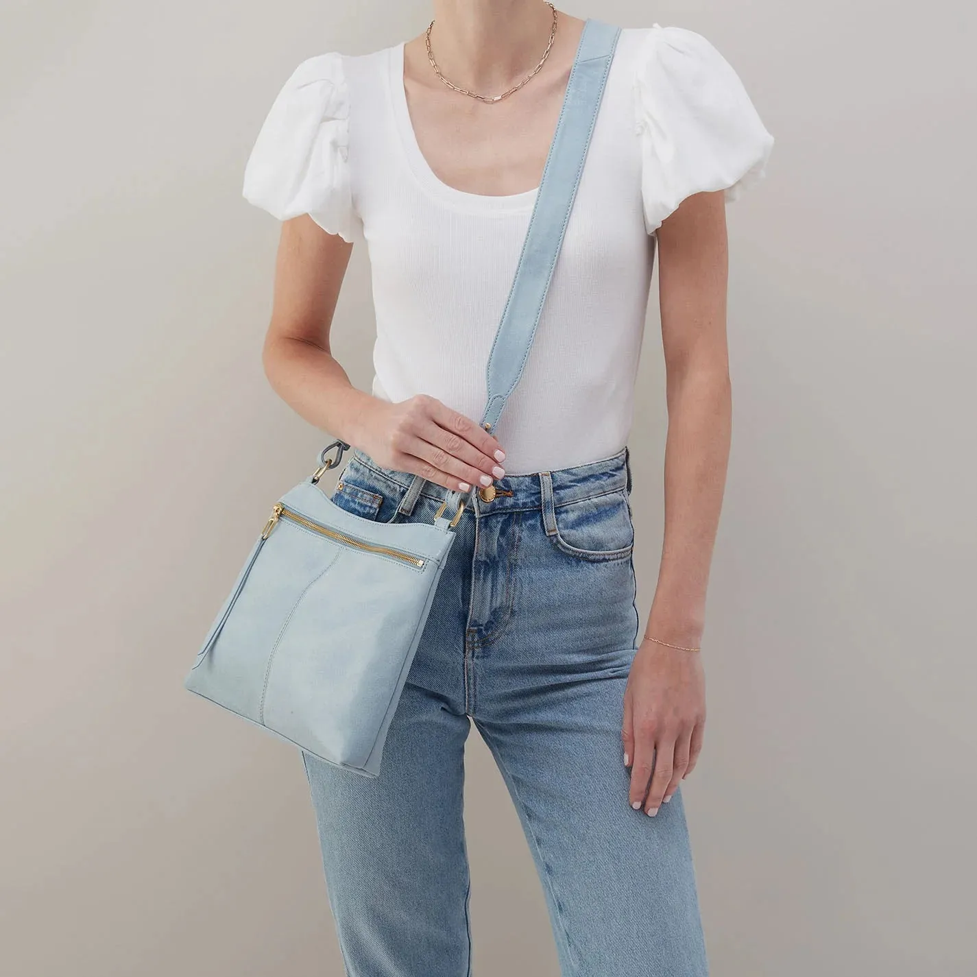 Hobo Cambel Crossbody - Sky