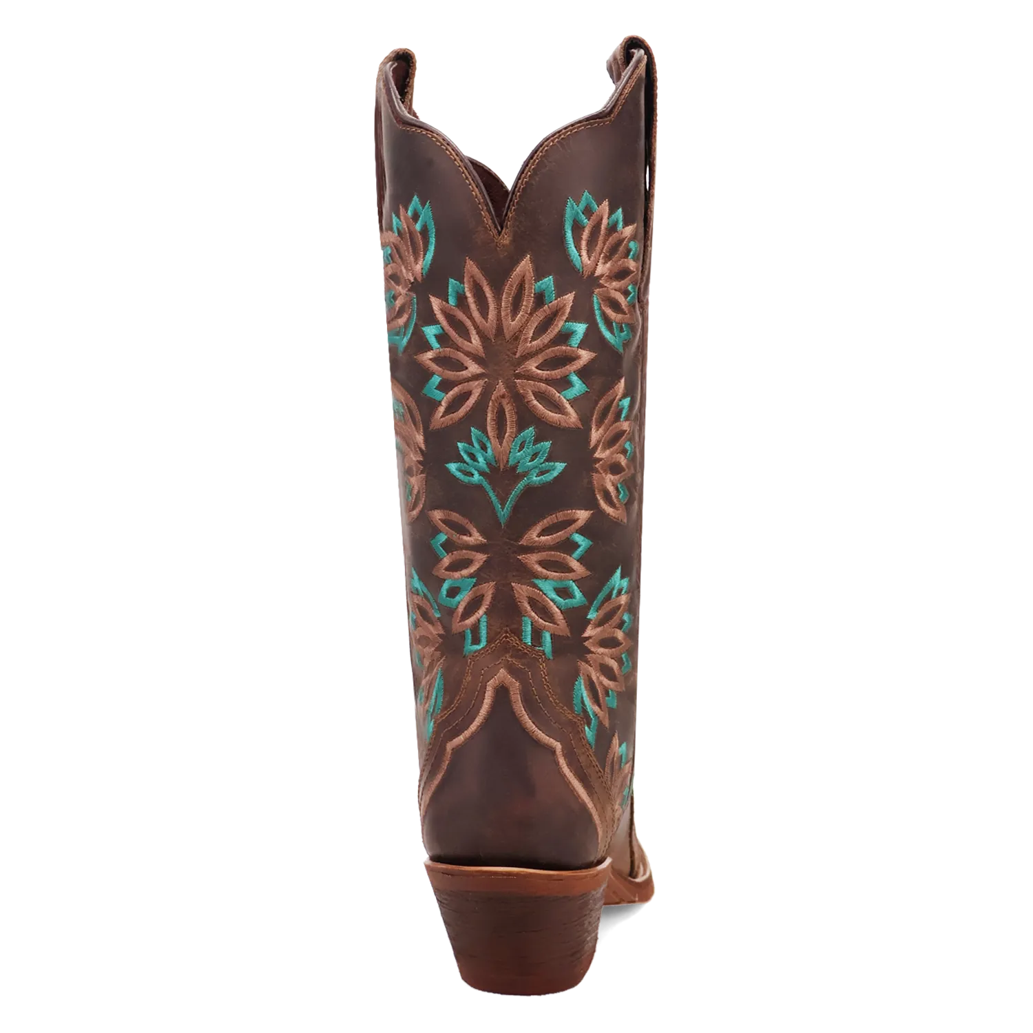 Laredo Women's Tobacco Filly Snip Toe Boots with All Over Embroidery
