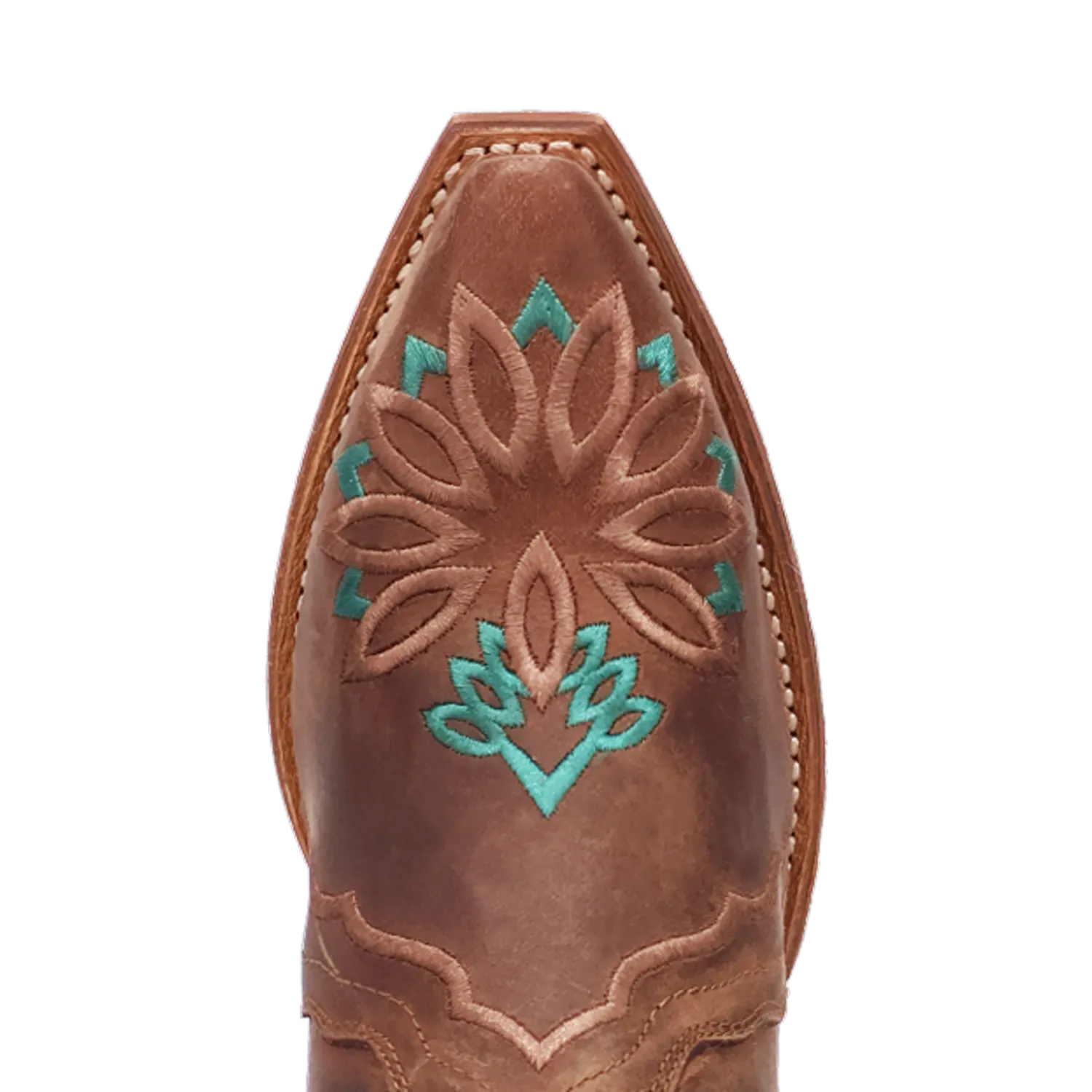 Laredo Women's Tobacco Filly Snip Toe Boots with All Over Embroidery
