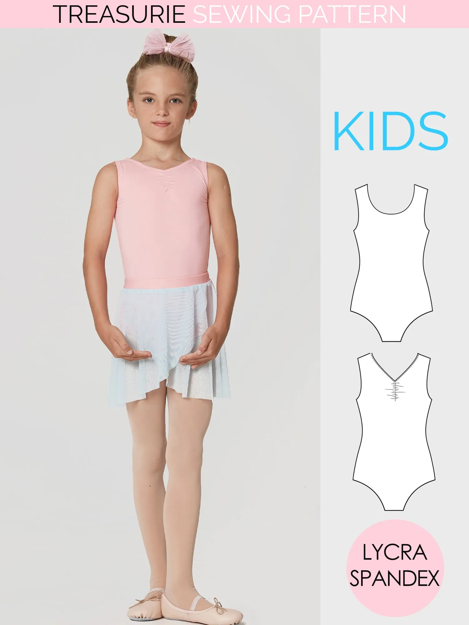 Leotard Patterns, Swimsuit - Girls LEO #1 (L501-L)