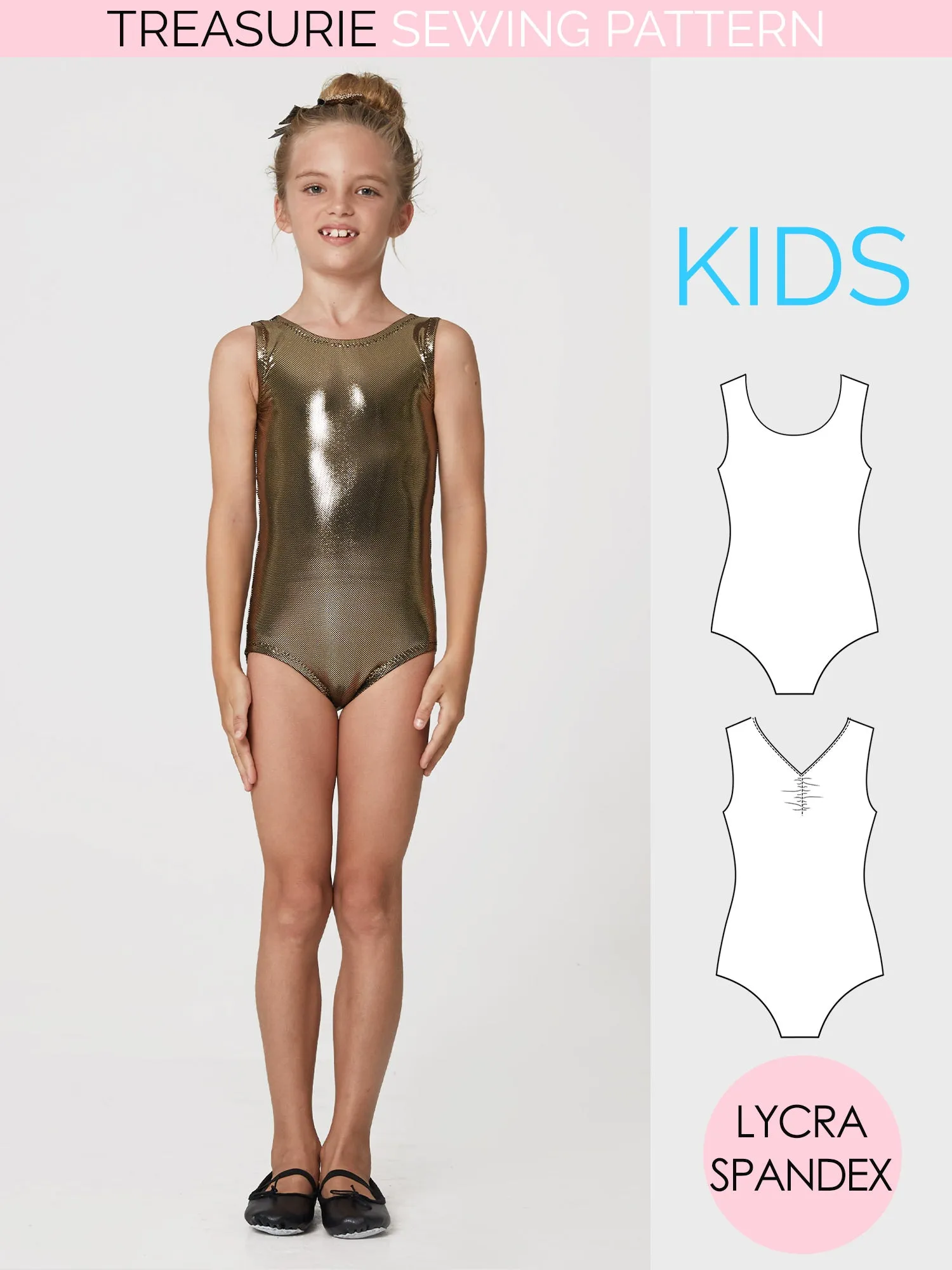 Leotard Patterns, Swimsuit - Girls LEO #1 (L501-L)