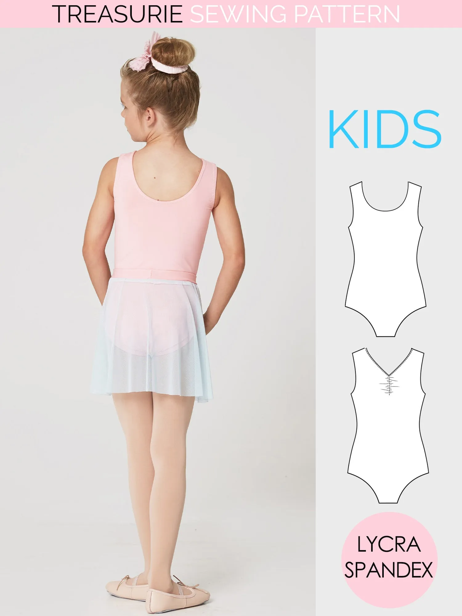 Leotard Patterns, Swimsuit - Girls LEO #1 (L501-L)