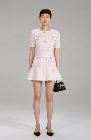 Melange Knit Mini Dress
