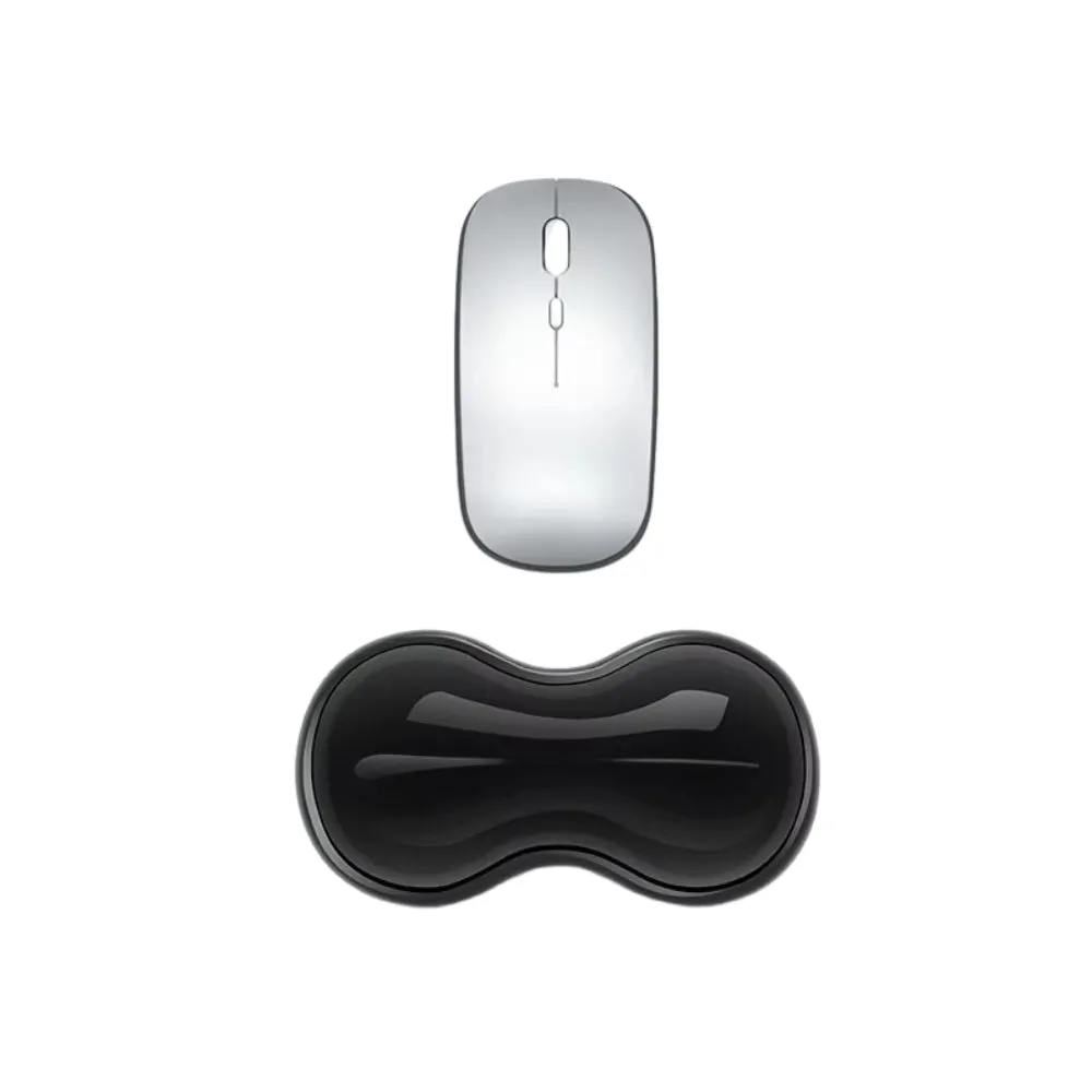 Mouse Pad with Wrist Rest and Anti-Slip Keyboard Rest for Office and Gaming