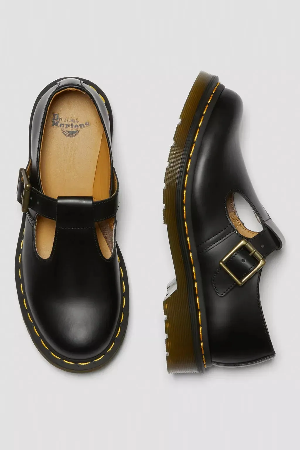 Polley Smooth Leather Mary Janes