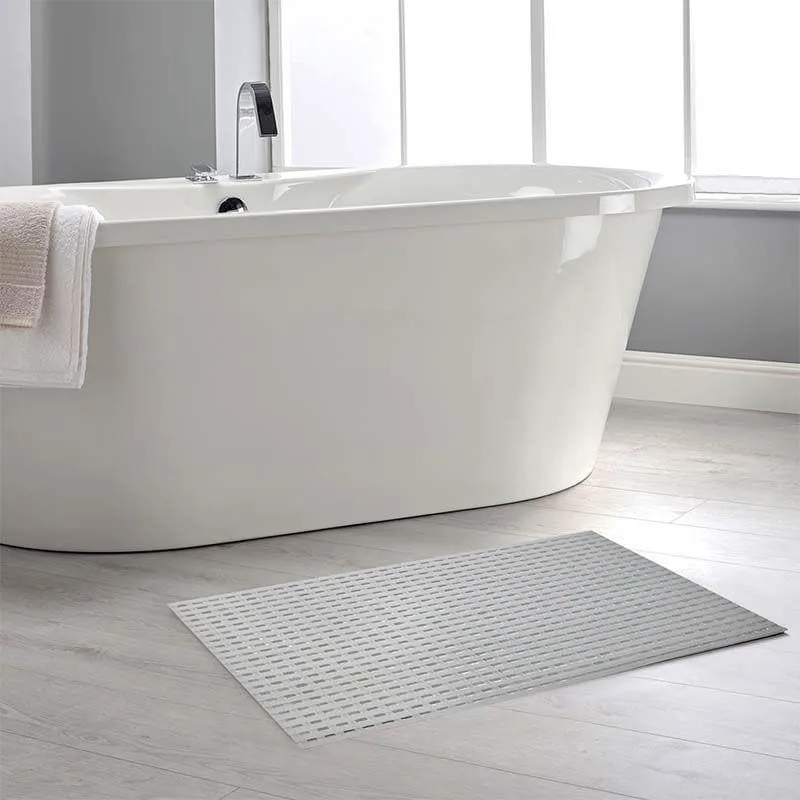 Silver Anti Slip Shower Mat