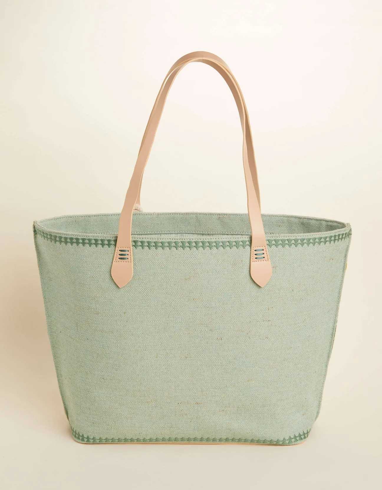 Spartina Fiesta Tote - Richmond Hill Sea Foam Palms