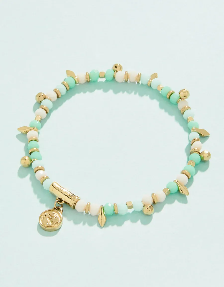 Spartina Tybee Island Stretch Bracelet 4mm Sea Foam
