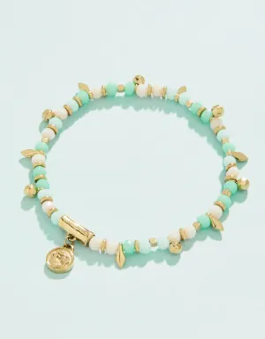 Spartina Tybee Island Stretch Bracelet 4mm Sea Foam