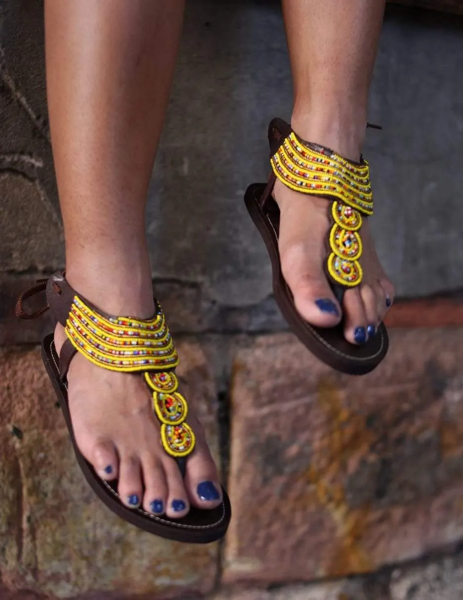 Sunny Yellow Sandal