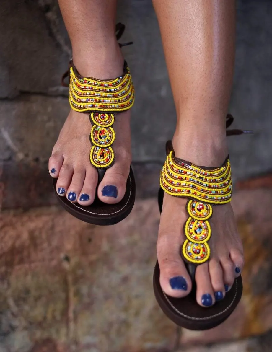 Sunny Yellow Sandal