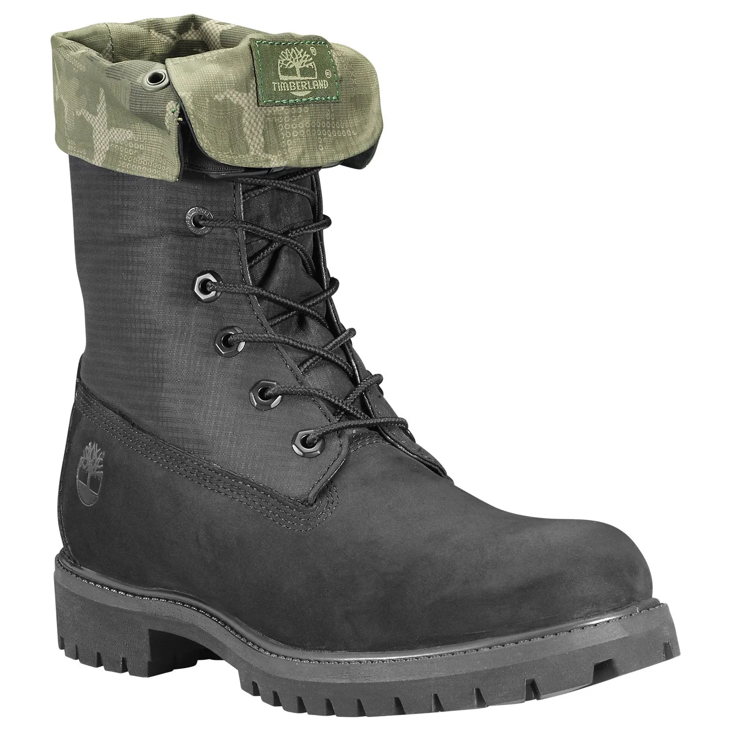 Timberland Mixed-Media Gaiter Men's Boots Black Nubuck Camo