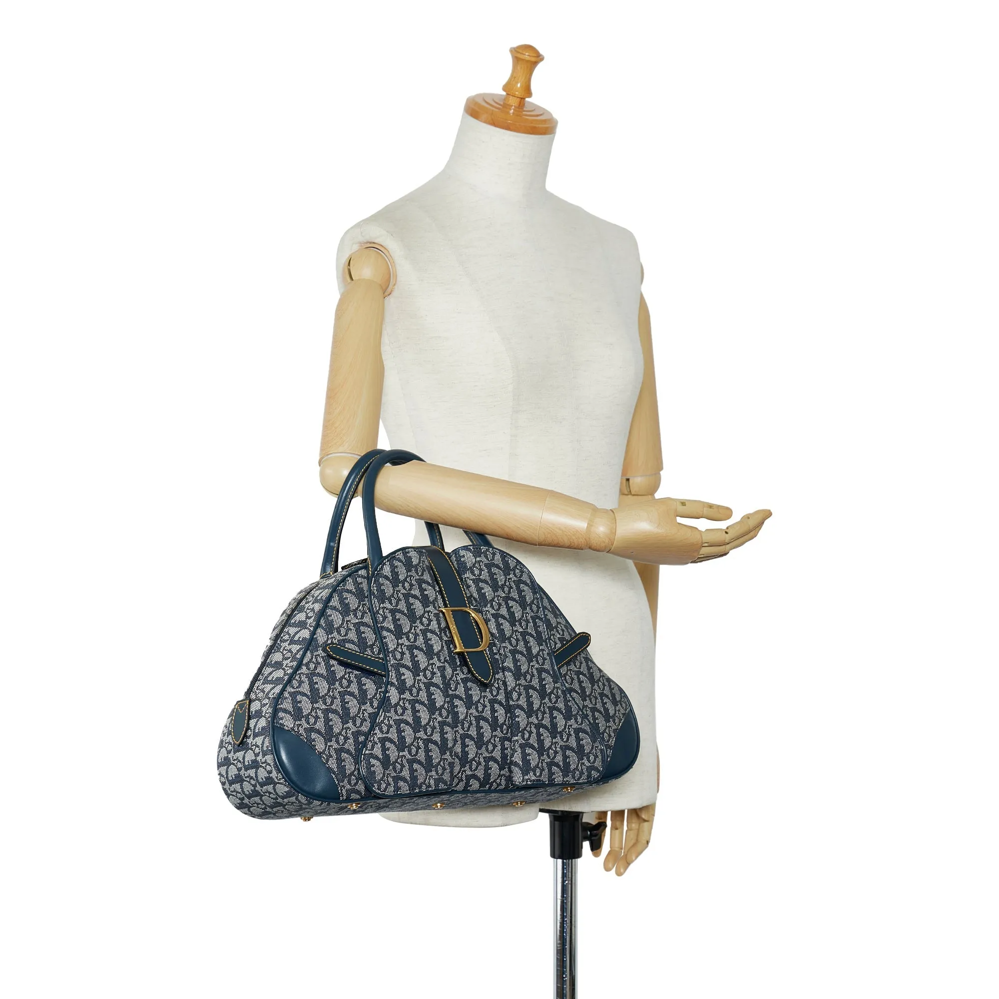 Trendy Inspired Dior Oblique Double Saddle Bowler Handbag