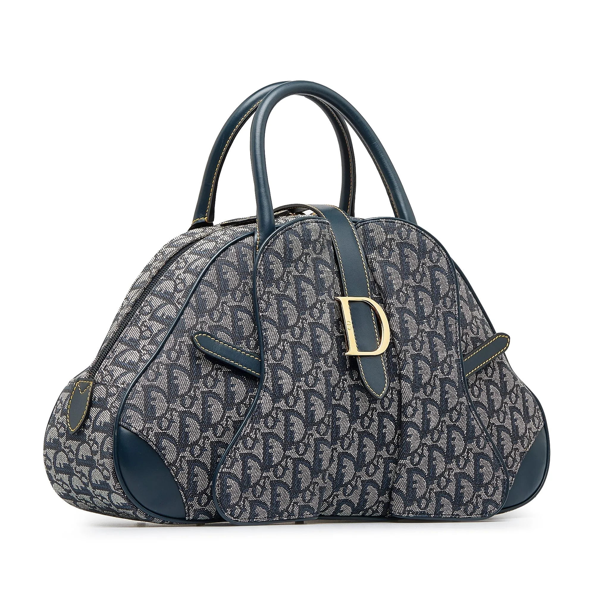Trendy Inspired Dior Oblique Double Saddle Bowler Handbag