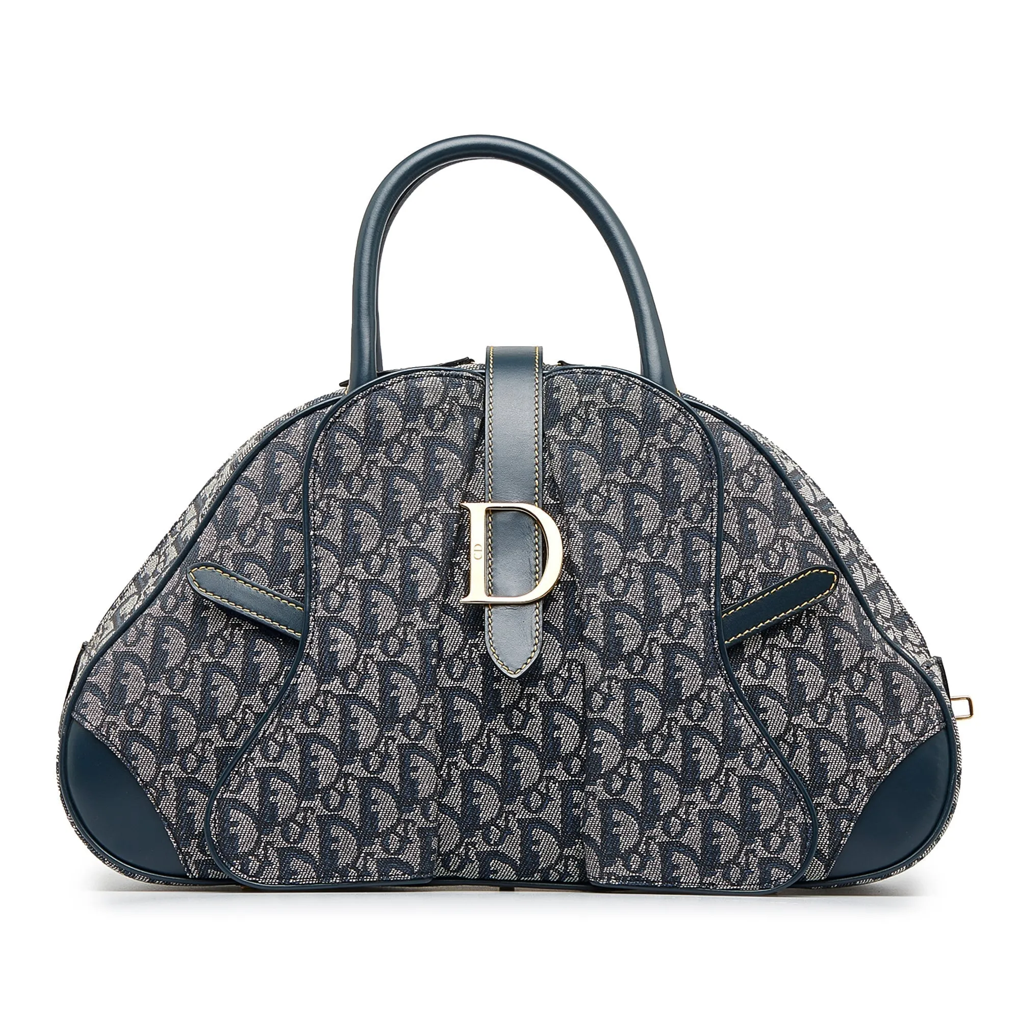 Trendy Inspired Dior Oblique Double Saddle Bowler Handbag