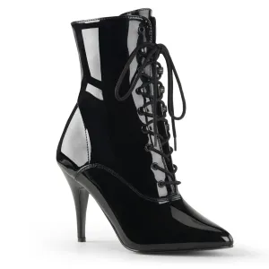 VANITY-1020 Black Patent 4 Inch Heel Ankle Boot