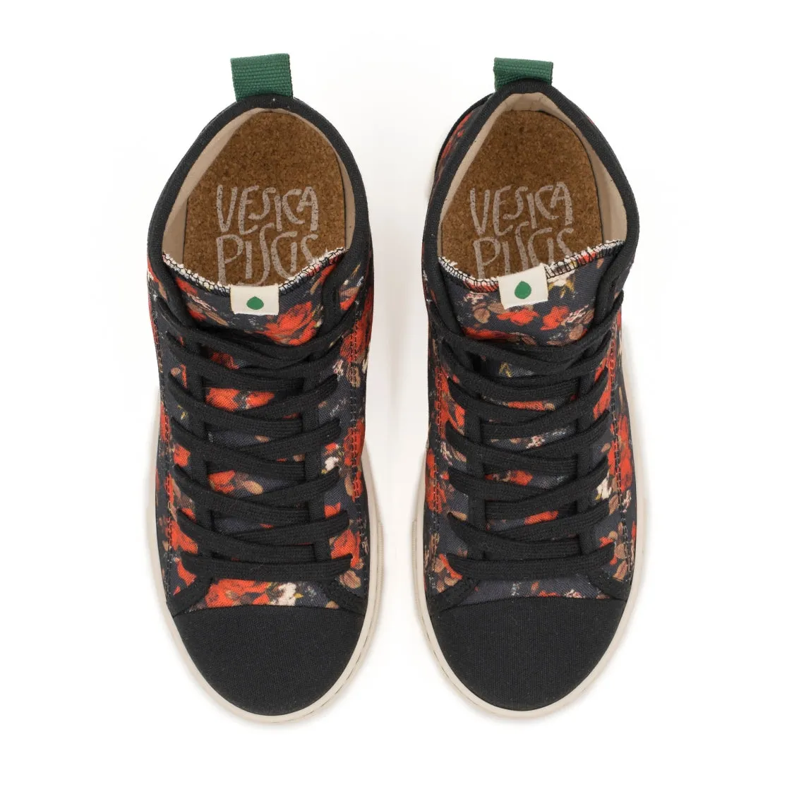 vegan bootie red roses PHO013
