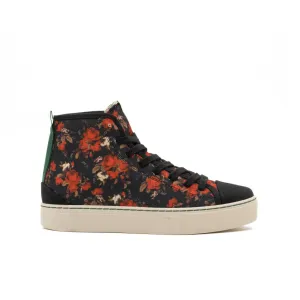 vegan bootie red roses PHO013