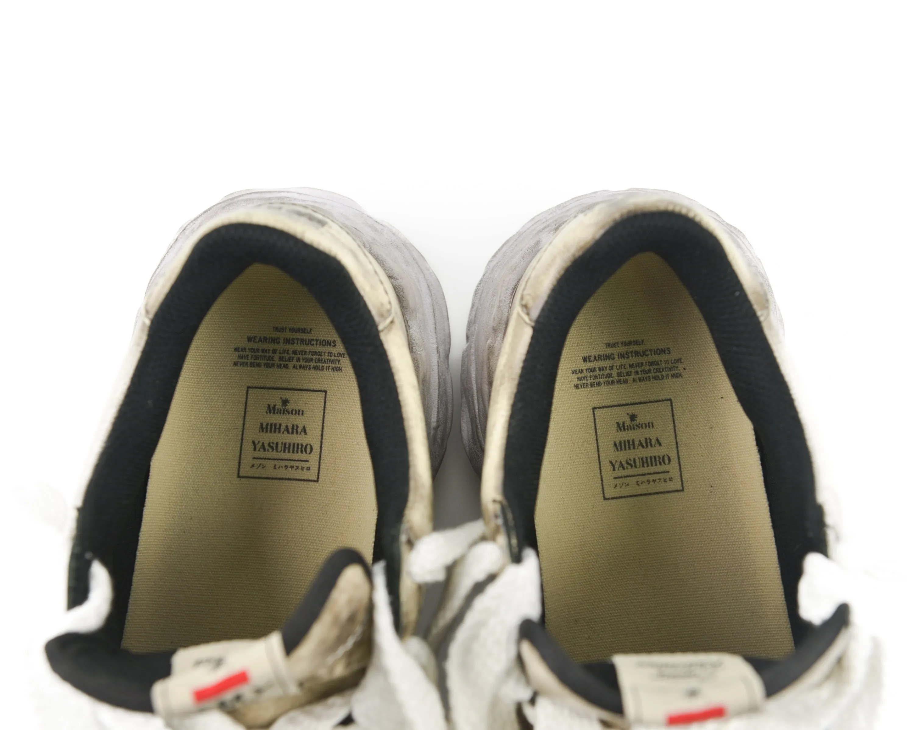 Wayne Distressed Lace-Up Sneakers