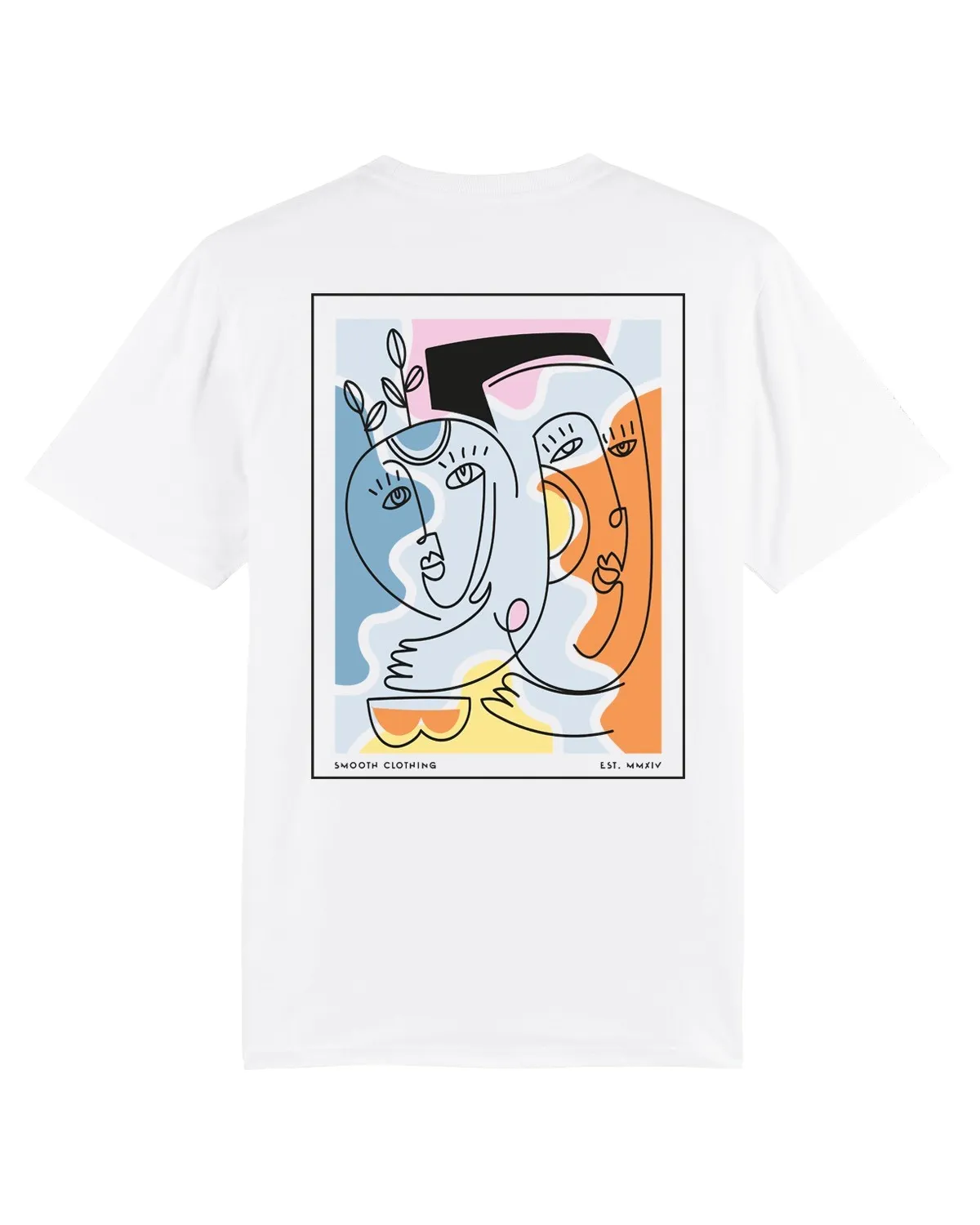 White Kids T / Art Front Back Boys