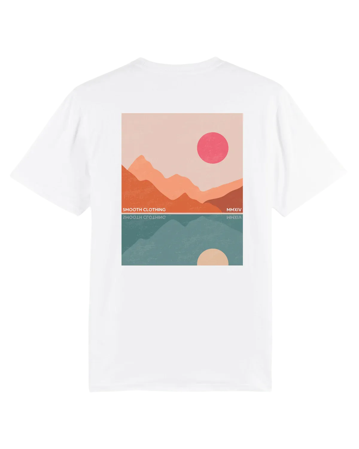 White T / Mountains Front Back Women